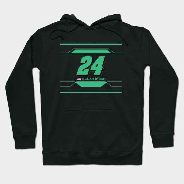 William Byron #24 2023 NASCAR Design Hoodie by AR Designs 